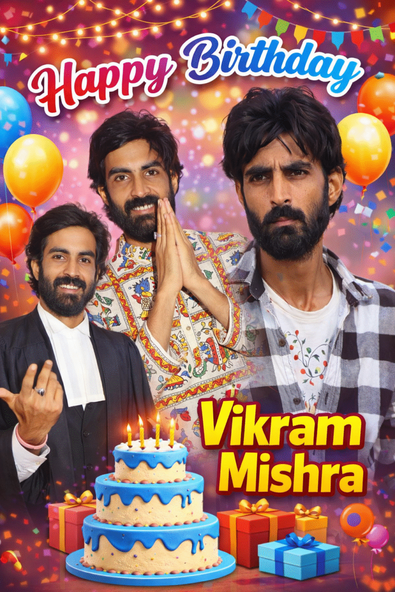 Mithila superstar Vikram Mishra birthday on 16 January