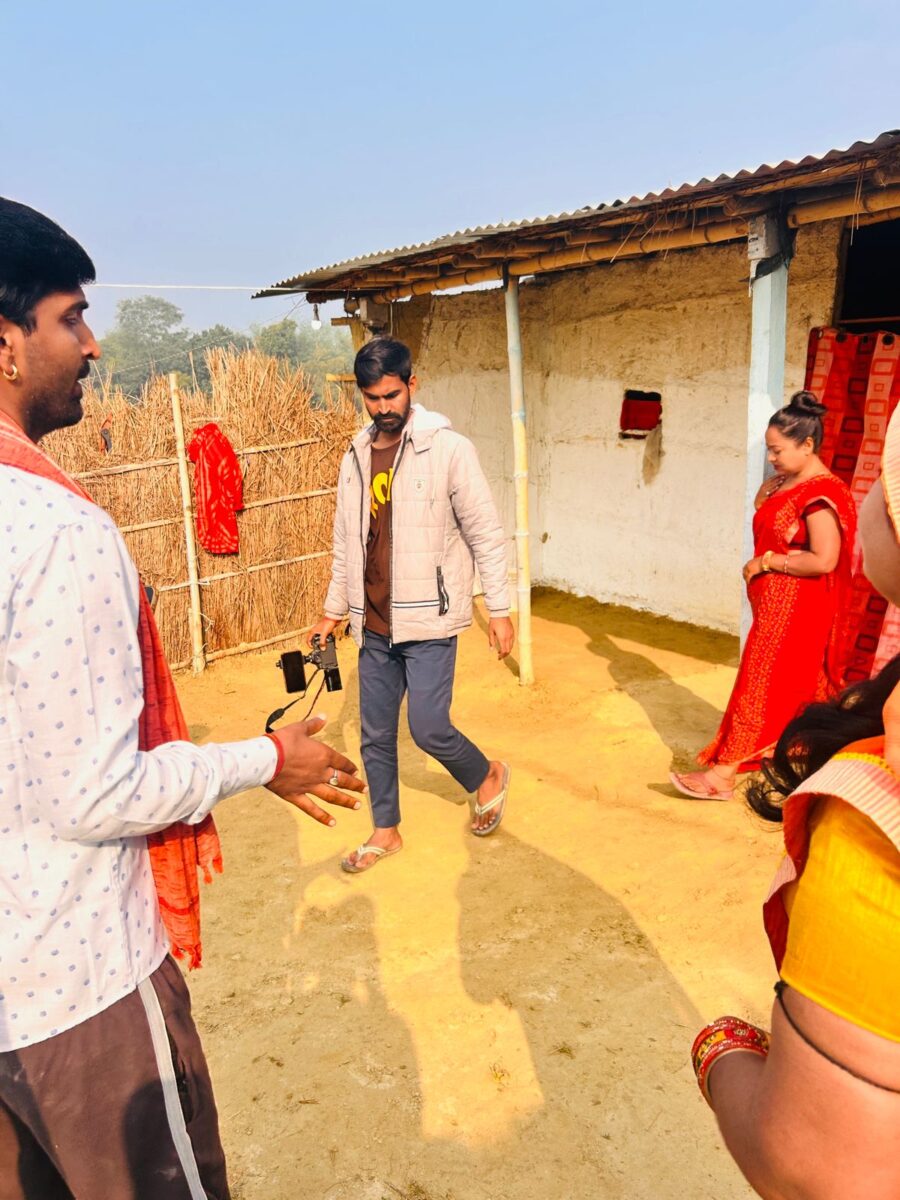 मैथिली कॉमेडी वीडियो बच्चा चोर के कलाकारों का सीन