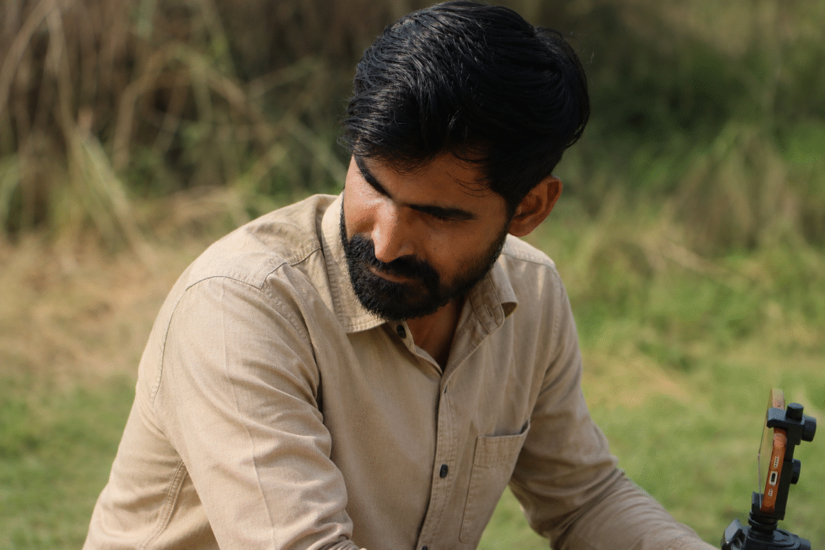 Manish Mishra, Maithili actor, producer and director portrait photo